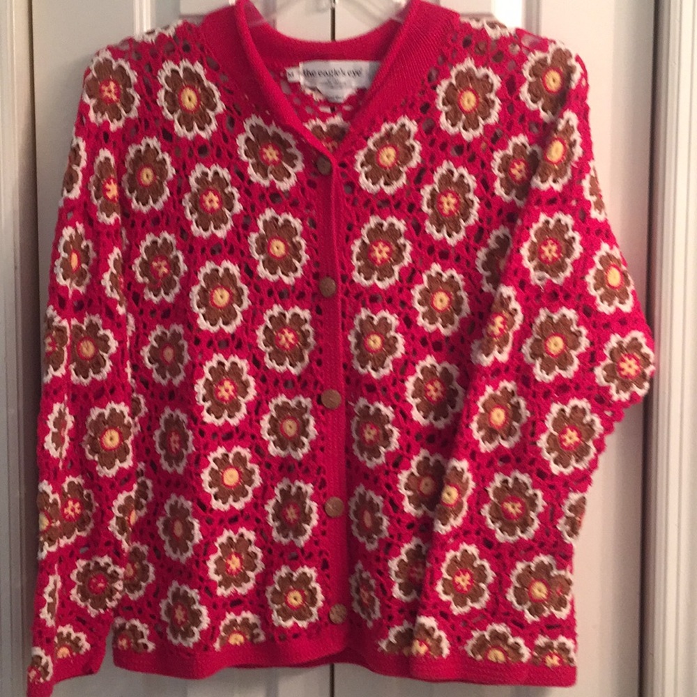 Hand made crochet sweater